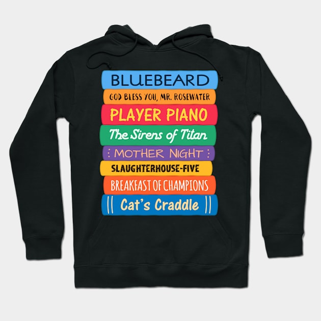 Kurt Vonnegut Books Hoodie by sqwear